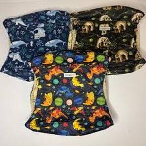 lot 5692 image: Cloth Diaper Bundle with Multiple Patterns