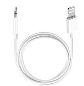 lot 6429 image: Sculiya White USB Cable with audio Connector