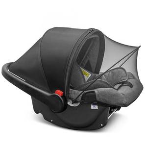 lot 12447 image: Car Seat Canopy, Baby Car Seat Cover, Mosquito Net with Sunshade & Zipper - Breathable Mesh Infant Bug Net for Baby  Elastic Edge, Portable & Machine Washable