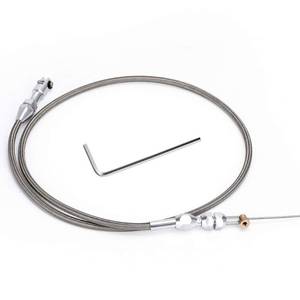 lot 2089 image: PQY 36 Stainless Braided LS Throttle Cable Kit Adjustable Accelerator Cable Compatible with 97-07 ChevroletChevy LS1 Engine 4.8L 5.3L 5.7L 6.0L