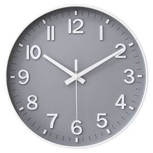 lot 2140 image: Large Round Wall Clock with Numbers