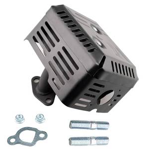 lot 2141 image: HZ Muffler Kit for Honda GX120 GX160 GX200 Engine Harbor Freight 212 173 Lifan Rato Go Kart Generac Champion 163cc 196cc 208cc Engine
