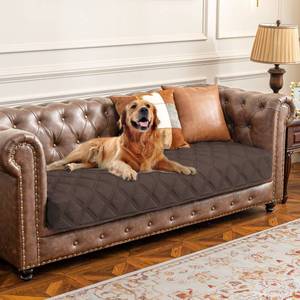 lot 2142 image: Ameritex Waterproof Dog Bed Cover Pet Blanket with Anti-Slip Back for Furniture Bed Couch Sofa