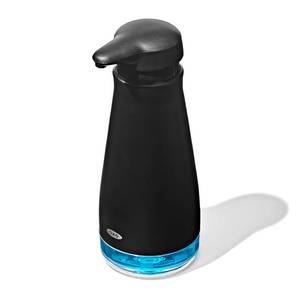 lot 2162 image: OXO Good Grips Stainless Steel Soap Dispenser - Black