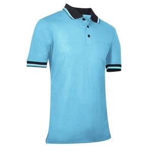 lot 2173 image: Champro BaseballSoftball Umpire Polo Shirt - Polyester, Adult Small, Light Blue