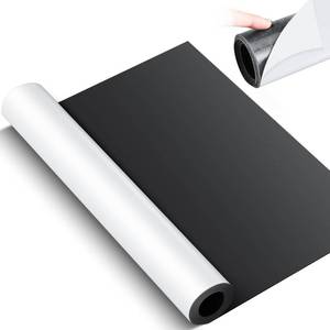 lot 2180 image: Relaxweex 12 Inch x 5ft x 40mil Extra Large Adhesive Magnetic Sheet Roll Not Printable Adhesive Backing Cut and Customize Flexible Sheets Blank White Surface Magnetic Sign for Craft Photo Craft Office