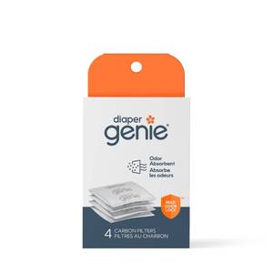 lot 4262 image: Diaper Genie Carbon Filter (4-Pack)  Diaper Pail Odor Eliminator & Deodorizer  Compatible with the Diaper Genie Complete and Expressions Pail