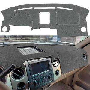 lot 4273 image: Yiz Dash Cover Mat Custom Fit for Ford F150 Pickup Truck 2004 2005 2006 2007 2008  Lincoln Mark LT, Dashboard Cover Pad Carpet Protector J58 (Dark Gray)