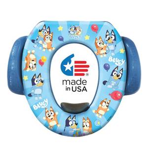 lot 4278 image: Bluey Soft Potty Seat - Potty Training Toilet Seat, Soft Cushion, Baby Potty Training, Safe, Easy to Clean