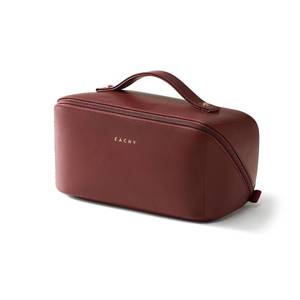 lot 4279 image: EACHY Travel Makeup Bag,Large Capacity Cosmetic Bags for Women,Portable Pouch Open Flat Toiletry Bag Make up Organizer with Divider and Handle