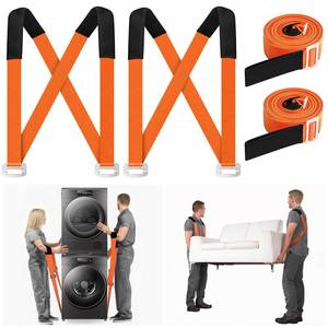 lot 4284 image: Shoulder Dolly Moving Straps, 2-Person Lifting and Moving System with Thickened Pads, Adjustable Furniture Lifting Straps for Moving Appliances Mattresses Moving Straps for Lifting up to 800lbs