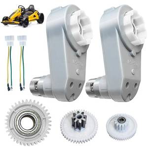 lot 4501 image: Pair of 24Volt RS775 Fast Motor Gearbox for Power Wheels Motor Upgrade,2PCS 12V-24V High Torque 775 DC Motors for Kids Ride on Toy Cars Replacement Parts Gear Upgrade