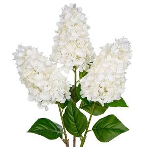 lot 5734 image: Arborus 3PCS Fake Flowers Hydrangea Artificial Flowers 28 Long Stem White Faux Flowers for Vase, Real Touch Silk Flowers D�cor for Floral Arrangement Home Farmhouse Office Hotel Decoration