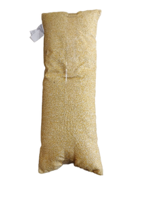lot 5753 image: Light brown pillow size 14x36 in