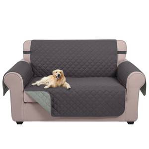 lot 5790 image: U-NICE HOME Loveseat Sofa Cover Reversible Couch Cover for Dogs with Elastic Straps Water Resistant Furniture Protector for Pets Couch Cover for 2 Cushion Couch (Loveseat, Dark GreyLight Grey)