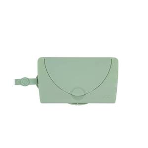 lot 6073 image: Ubbi On-The-Go Baby Wipes Dispenser, Portable Wipes Container for Travel, Diaper Bag Accessory Must Have for Newborns, Reusable Wipes Holder, Sage Green