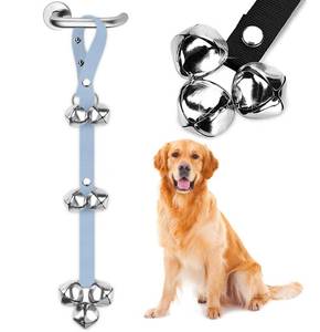lot 6104 image: BLUETREE Dog Doorbells Premium Quality Training Potty Great Dog Bells Adjustable Door Bell Dog Bells for Potty Training Your Puppy The Easy Way - 7 Extra Large Loud 1.4 DoorBells