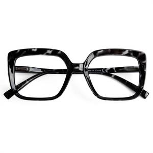 lot 6108 image: Eyekepper Reading Glasses for Women Large Frame Readers Eyeglasses Oversize - BlackTortoise 2.00