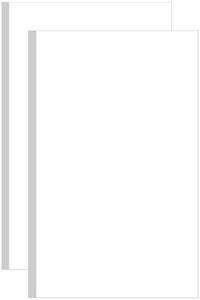 lot 6113 image: (2-Pack) 8.5 x 14 Blank Print Paper - 100Sheets200Pages Blank Loose-Leaf Paper, Legal Size Printing in OfficeHomeSchool, 100gsm Blank Paper