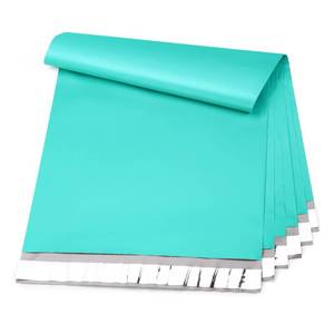 lot 6114 image: Metronic Teal Poly Mailers 14.5x19 Large Poly Mailers 100 Pack Self-Seal Shipping Bags, Packaging Bags, Shipping Envelopes, Packaging for Small Business, Boutique, Clothing