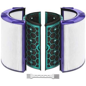 lot 11430 image: Katerelis Replacement True Filter for Dyson TP04 TP06 TP07 TP09 TP10 HP04 HP06 HP07 HP09 HP10 PH01 PH02 PH04, Fan Sealed Two Stage 360 System Pure Cool - Activated Carbon