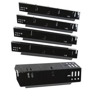 lot 11498 image: Gcostar Grill Heat Plate Replacement for Dyna-Glo 5 Burner DGH474CRP DGH485CRP DGH483CRP, Dyna-Glo 4 Burner DGH450CRP Grills, Porcelain Steel Heat Plate for Revoace GBC1793W, 5 Pack