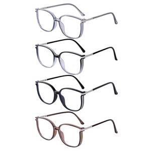lot 12000 image: LYMOJOR 4 Pack Reading Glasses for Women Blue Light Blocking, Fashion Bling Readers for Women with UV400 Protection, Lightweight Stylish Reading Glasses with Portable Cases, Mix Color A, 3.0 X