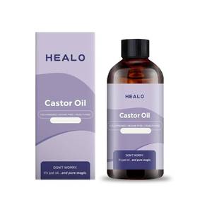 lot 12003 image: Healo Castor Oil Pack Wrap Castor Oil Pack Wrap Kit - 3.38 Oz with Reusable Wraps - For Stomach, Neck and Entire Body with Adjustable Elastic Straps (Pink 6PCS, 100ML)