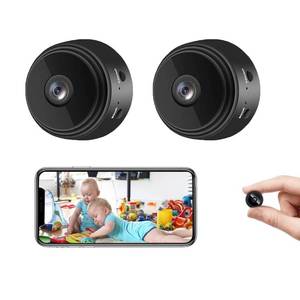 lot 12036 image: METRICSQUARE Secret Camera Spy Camera Room Camera WiFi Home Security Camera Mini Hidden Camera Video Recorder Night Vision Live Feed Playback Phone App Control, 2 Packs