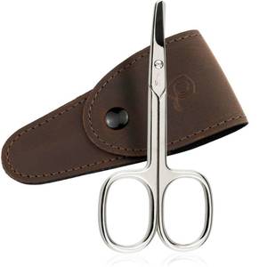lot 12050 image: marQus Solingen Round-Tip Nail Scissors (curved) �� Premium German Steel for Safe Manicures & Pedicures, Protective Case Included, Also Great for Babies