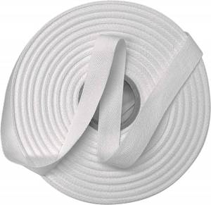 lot 12120 image: USA Made Ribbon Factory 38 White Cotton Twill Tape - 50 Yards - Soft & Light Weight - (Multiple Widths Available)