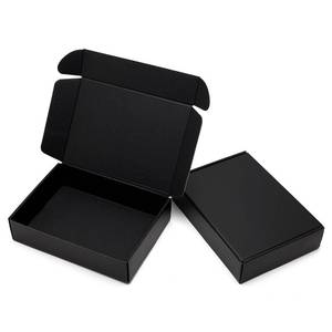 lot 13339 image: Timirog Black Shipping Boxes 11 18 x 8 58 x 2 Letter Size 25 Pack - Corrugated Cardboard Mailing Box for Small Business, Literature Mailer Supplies for Packaging Pictures, Books, Clothes, Gifts