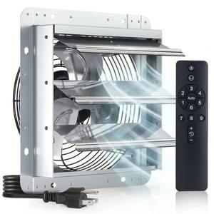 lot 13345 image: Amico 10 Shutter Exhaust Fan with Remote, 9-Speed Energy Efficient & Quiet 13W DC Motor 1000 CFM Wall Mount Ventilation Fan for Garage,Greenhouse,Attic & Chicken Coop,Plug & Play,8-Hour Timer,FCC