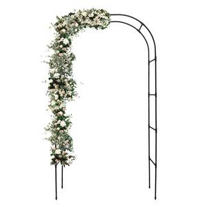 lot 13349 image: RUCOIN Garden Arch - 47 (L)  94 (H) in, Arch Background Bracket, Wedding Arch, Thickened, Rust Proof, Suitable for Lawn Wedding, Garden, Holiday Decoration, Partie (Metal)