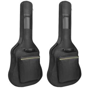 lot 13361 image: Mdvora 2 Pack Guitar Bags, 38 40 41 inch Electric Guitar Case, Waterproof Oxford Electric Guitar Gig Bag for Acoustic Classical Guitar, Ukulele, Bass Guitar