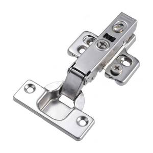 lot 14248 image: Luokim 20 Pack Full Overlay Soft Close Cabinet Hinges, Frameless European Kitchen Cabinet Hinges 35mm Cup Clip-On 3D Adjustment Concealed Cabinet Door Hinges Nickel Plated Finish