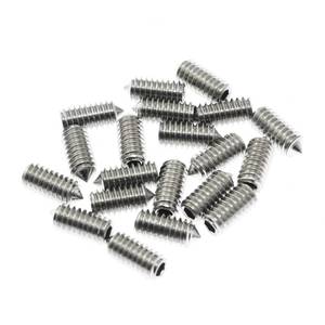 lot 14313 image: Set Screws Maxmoral 20pcs #8-32 x 38 Stainless Steel Cone Point Grub ScrewSet Screws for Door Handle, Bathroom