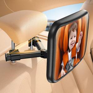 lot 14322 image: Lamicall Baby Car Mirror for Backseat - Never Shake Clip Hook, Safest Acrylic Rear Facing Car Seat Mirror, 3S Access, 360° Rotation & Wide Clear View, Newborn Baby Accessories Gifts