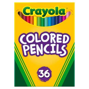 lot 14340 image: Crayola Colored Pencils (36ct), Kids Pencil Set, Pre-Sharpened Coloring Book Pencils for Kids & Adults, Arts & Crafts Supplies, Coloring Gift, Ages 3