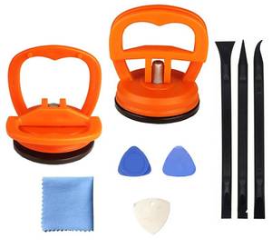 lot 14399 image: Screen repair tool 9-piece set, heavy-duty suction cup, pry tool, suitable for iPhone, iPad, iMac, MacBook, tablet, laptop, Samsung and other LCD screen opening tools