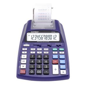 lot 19735 image: CATIGA Printing Calculator with Tape Print Out - 10 Key Adding Machine with Paper Roll, Desktop Electric Calculator for Accounting, Business, Finance, Home Office Use CP90A