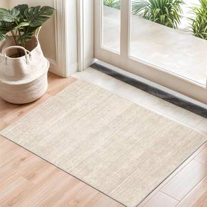 lot 20149 image: Valenrug Washable Rugs 2x3 - Stain Resistant 2x3 Entryway Area Rugs for Living Room, Non Slip Backing Large Area Rugs for Bedroom, Folable Door Mat (2x3, Beige)
