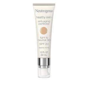 lot 20170 image: Neutrogena Retinol Treatment & Tinted Facial Moisturizer, Healthy Skin Anti-Aging Perfector, Broad Spectrum SPF 20 Sunscreen & Titanium Dioxide, Blendable Sheer Coverage, 30 Light to Neutral, 1 fl. Oz