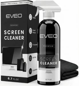 lot 20222 image: EVEO Screen Cleaner Spray - Large Screen Cleaner Bottle - TV Screen Cleaner, Computer Screen Cleaner, for Laptop, Phone, Ipad - Computer Cleaning kit Electronic Cleaner (1 Pack)