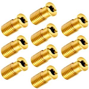 lot 20223 image: 10 Pieces Brass Pool Cover Anchors Screws Pool Safety Cover Anchor Replacement Kit, Heavy Duty Pool Cover Anchors Concrete