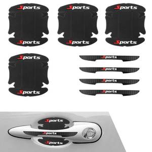 lot 20244 image: 2PCS Car Door Protector, Sports Car Door Handle Scratch Protector, Door Handle Bowl Sticker, Doors Handle Protection Accessories, Universal for Most Car, SUV, Truck
