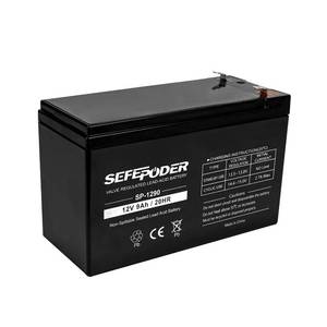 lot 20246 image: SEFEPODER 12V 9Ah Rechargeable Sealed Lead Acid Battery (F2 Terminals)