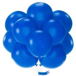 lot 20256 image: PartyWoo Royal Blue Balloons 20pcs of 18 Inch Dark Blue Latex Balloons for Wedding Baby Shower Gender Reveal Anniversary Graduation Under The Sea Men Birthday Bachelorette Party Decorations Blue-Y5