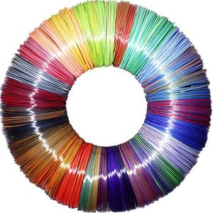 lot 20267 image: MIKA3D 25 Colors 2 Dual Color in 1 Silk PLA Filament Refill Sample Pack, 25 Different Type Dual Color Silk PLA, Each 4 Meter, Total 100m Silk Shiny Dual Color PLA 3D Printer 3D Pen Material Refill