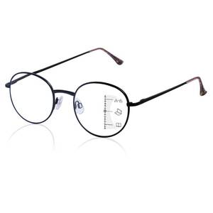 lot 20281 image: GHDBFMB Photochromic Progressive Multifocus Reading Glasses For Men And Women 1.5 Round Multifocal Readers Transition Eyewear